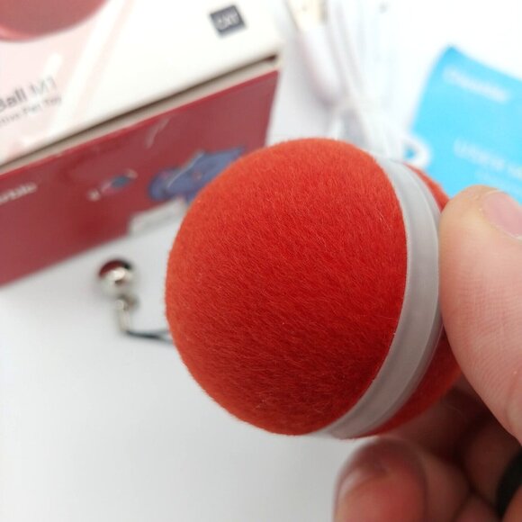 NEW Cheerble M1 Interactive Cat Pet Toy Ball - RED - Rechargeable - Open Box - Picture 3 of 5